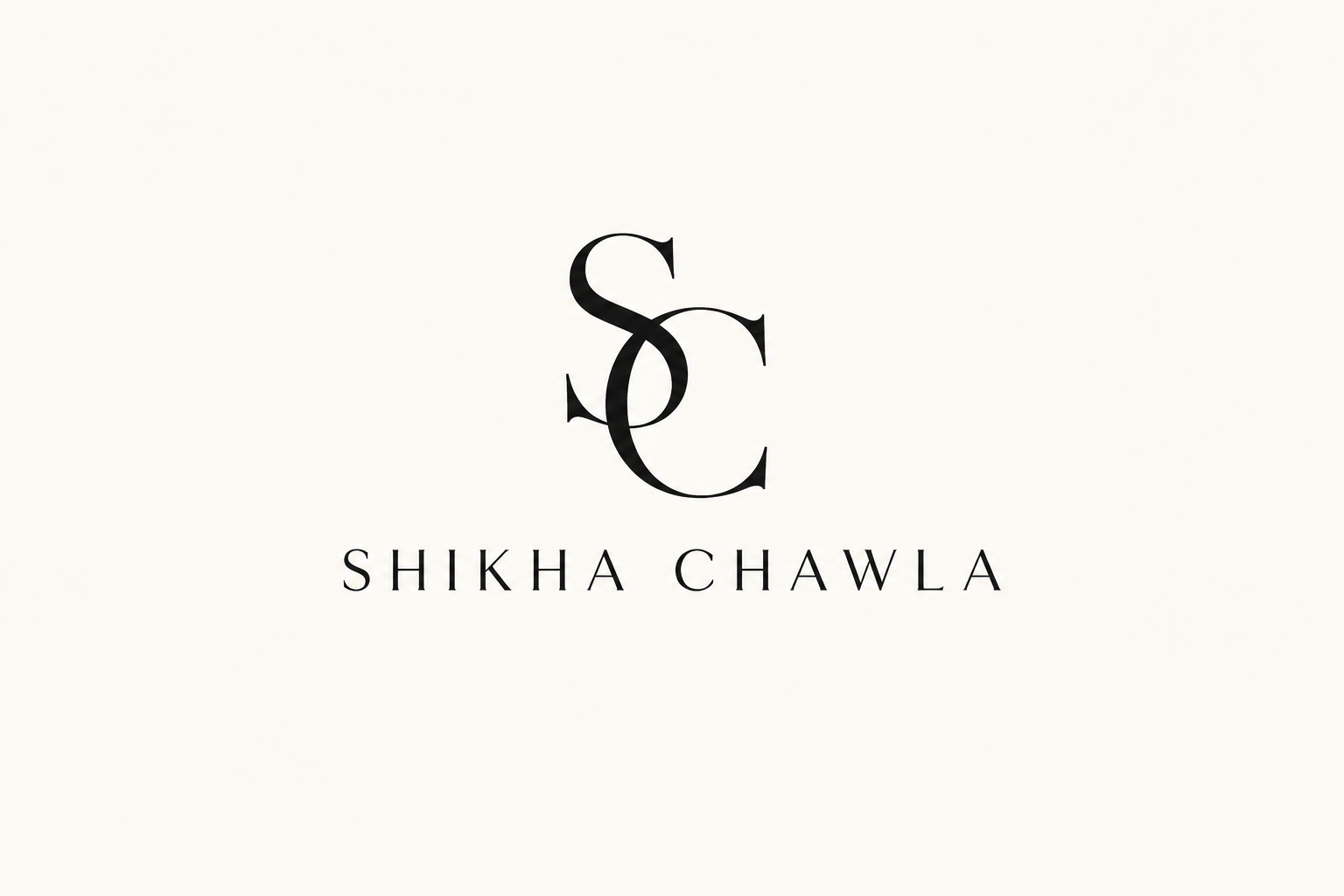 Shikha Chawla SC monogram logo